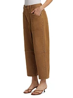 Mallory Stretch Twill Ankle Jeans