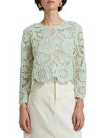 Pippa Crocheted Cotton Top