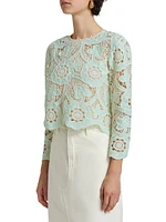 Pippa Crocheted Cotton Top