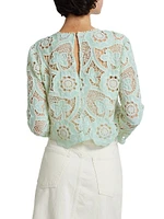 Pippa Crocheted Cotton Top