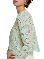 Pippa Crocheted Cotton Top