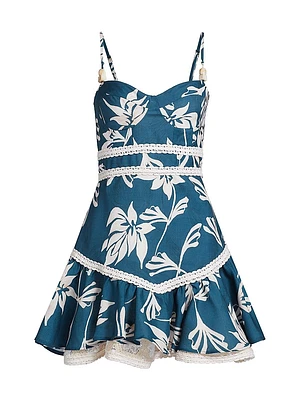 Artichoke A-Line Minidress