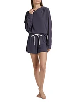 Mila Waffle-Knit Hoodie