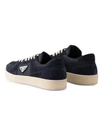 Downtown Re-Nylon and Suede Sneakers