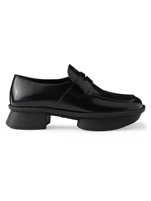 Equal Brushed Leather Loafers