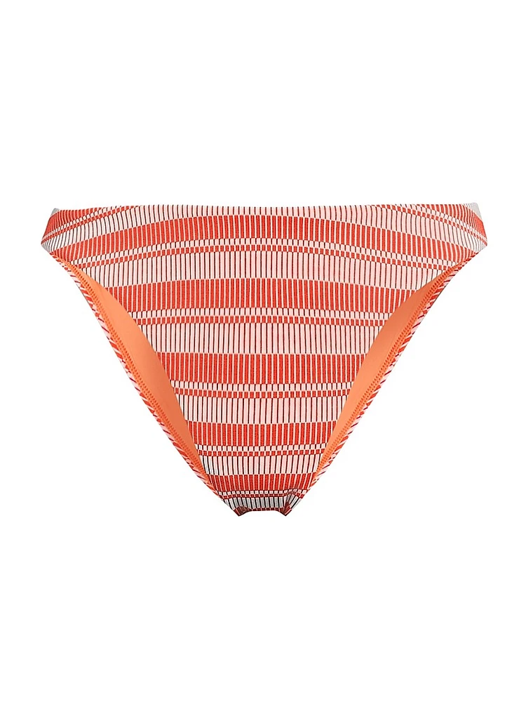 Margot Striped Bikini Bottom