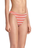 Margot Striped Bikini Bottom