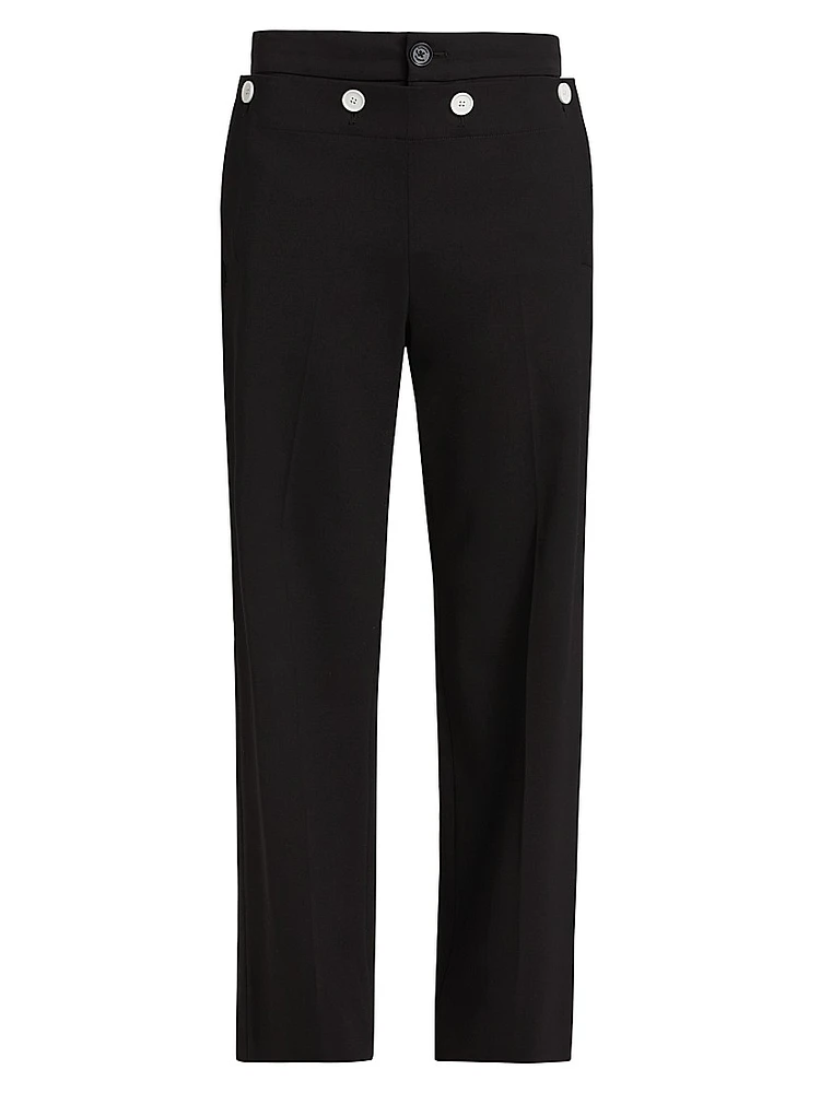 Oliver Wool Gabardine Pants