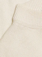 Luca Silk-Blend Tie-Waist Sweater Maxi Dress