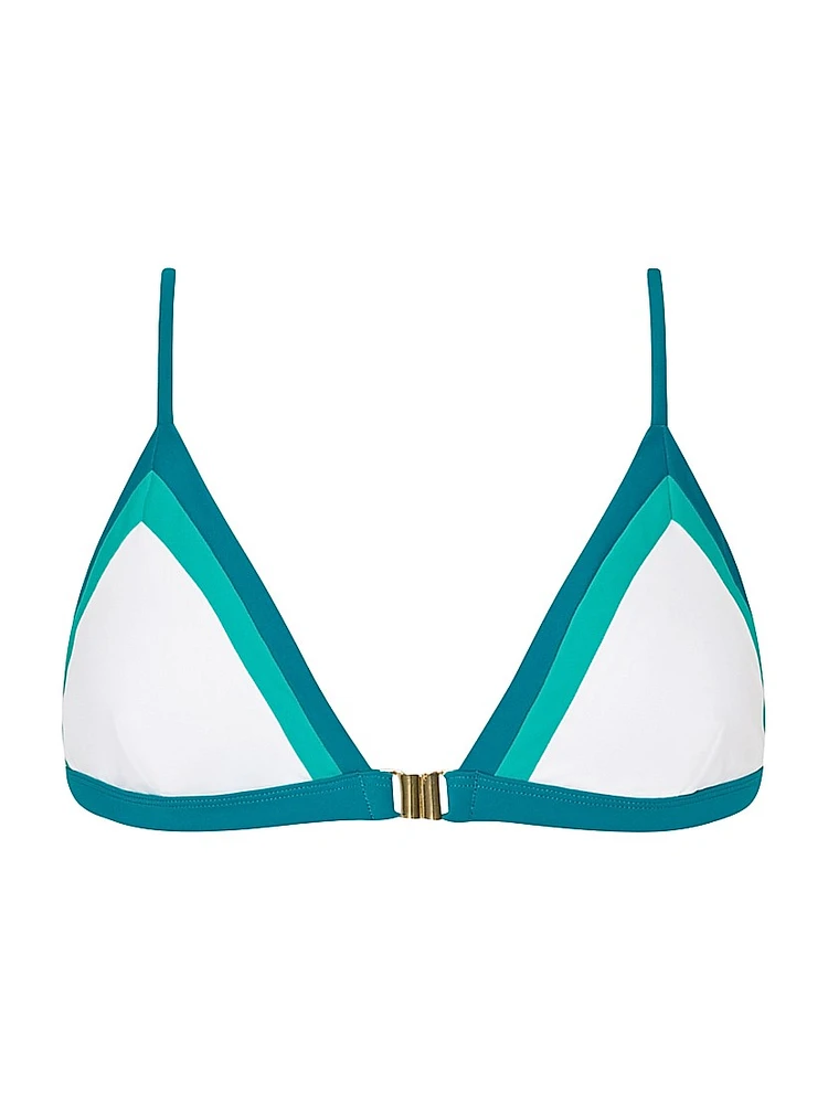 Amalfi Colorblocked Bikini Top