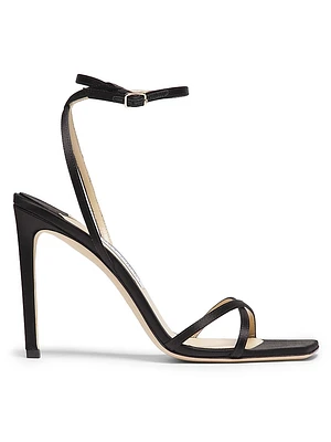 Metz 100MM Satin Stiletto Sandals
