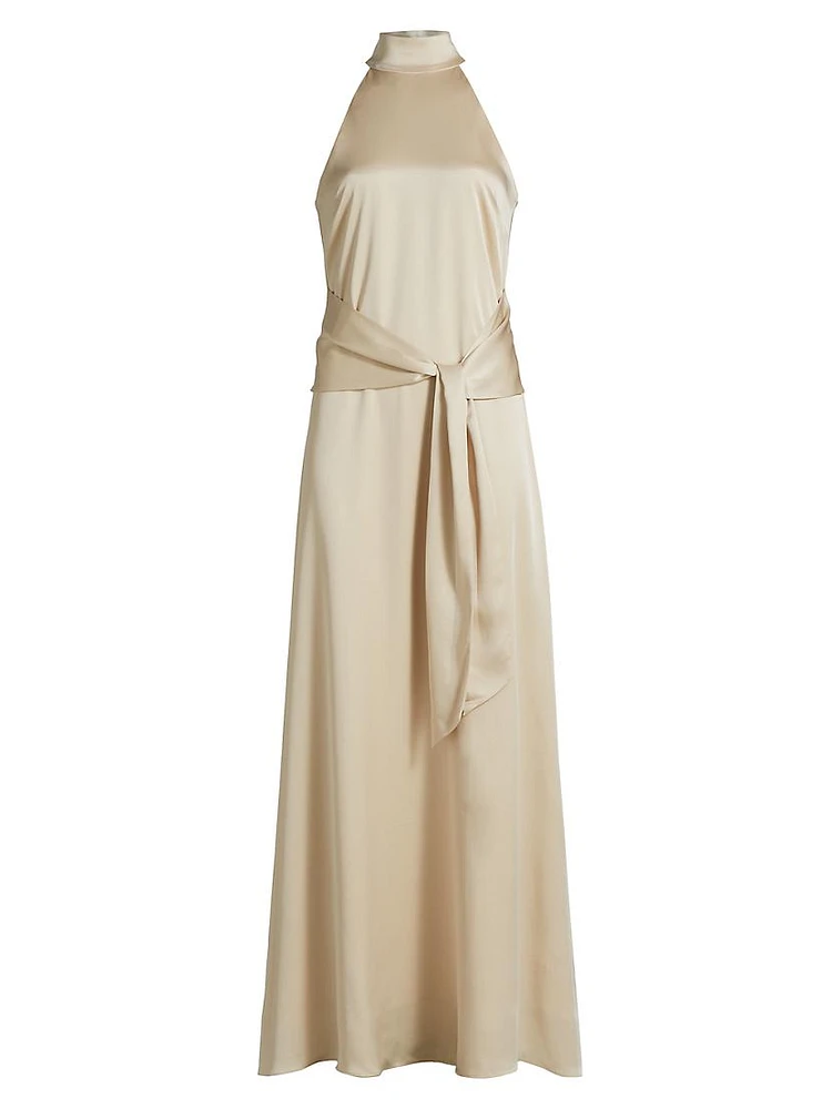 Jocelyn Tie-Front Maxi Dress