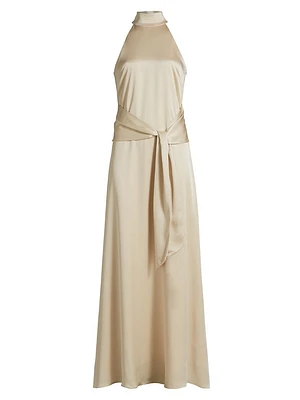Jocelyn Tie-Front Maxi Dress