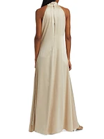 Jocelyn Tie-Front Maxi Dress