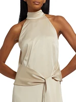 Jocelyn Tie-Front Maxi Dress