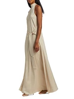 Jocelyn Tie-Front Maxi Dress