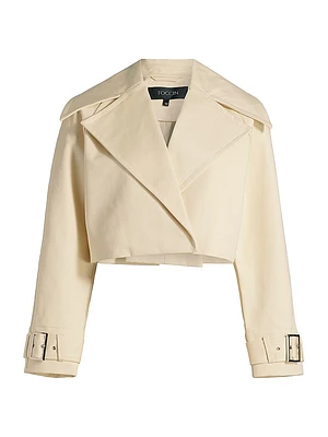 Tommy Cropped Trench Jacket