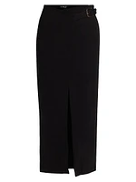 Casey Belted Wrap Skirt