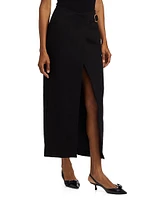 Casey Belted Wrap Skirt