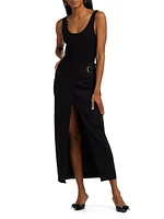 Casey Belted Wrap Skirt