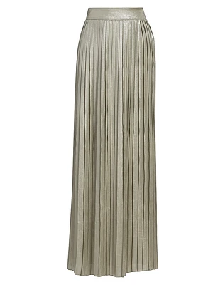 Dillon Pleated Maxi-Skirt
