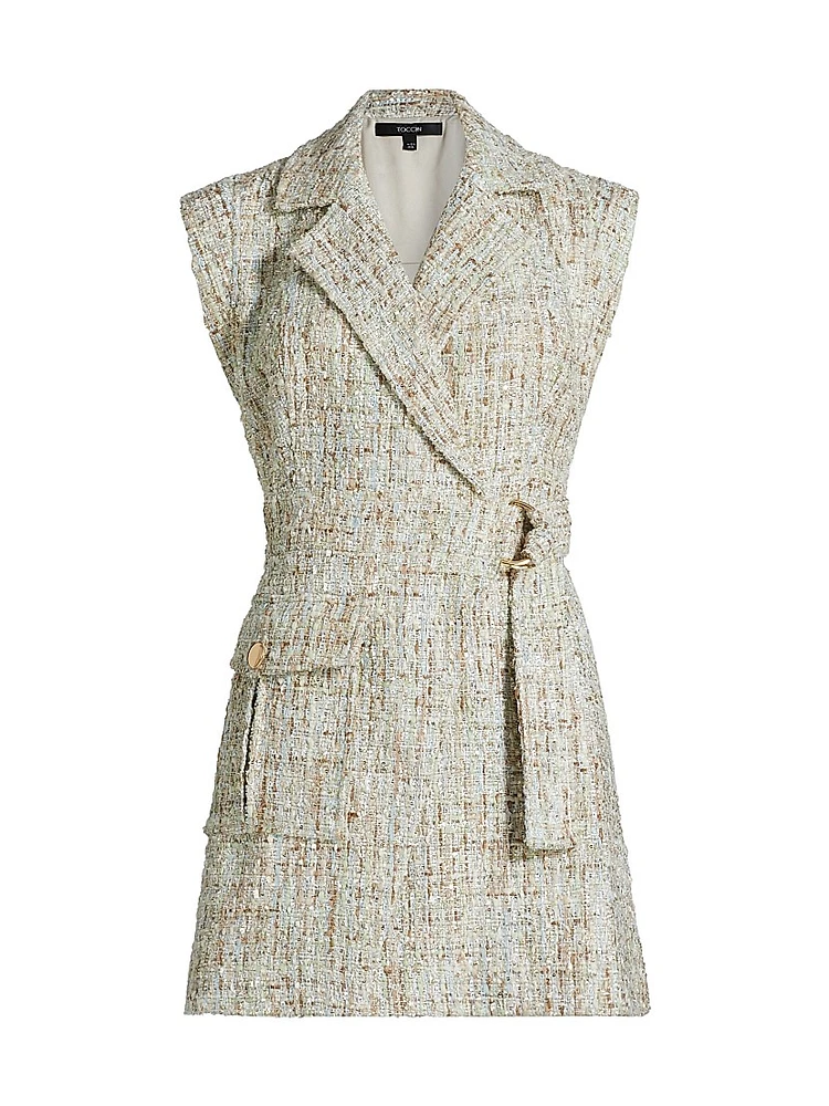 Everly Safari Wrap Minidress