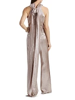 Hattie Tieneck Sleeveless Metallic Top