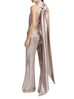 Hattie Tieneck Sleeveless Metallic Top