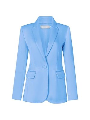 Rebeca Hammered Satin Blazer