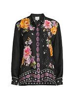Rosalynda Floral Button-Down Shirt