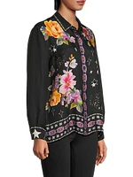 Rosalynda Floral Button-Down Shirt