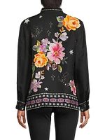 Rosalynda Floral Button-Down Shirt