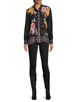 Rosalynda Floral Button-Down Shirt