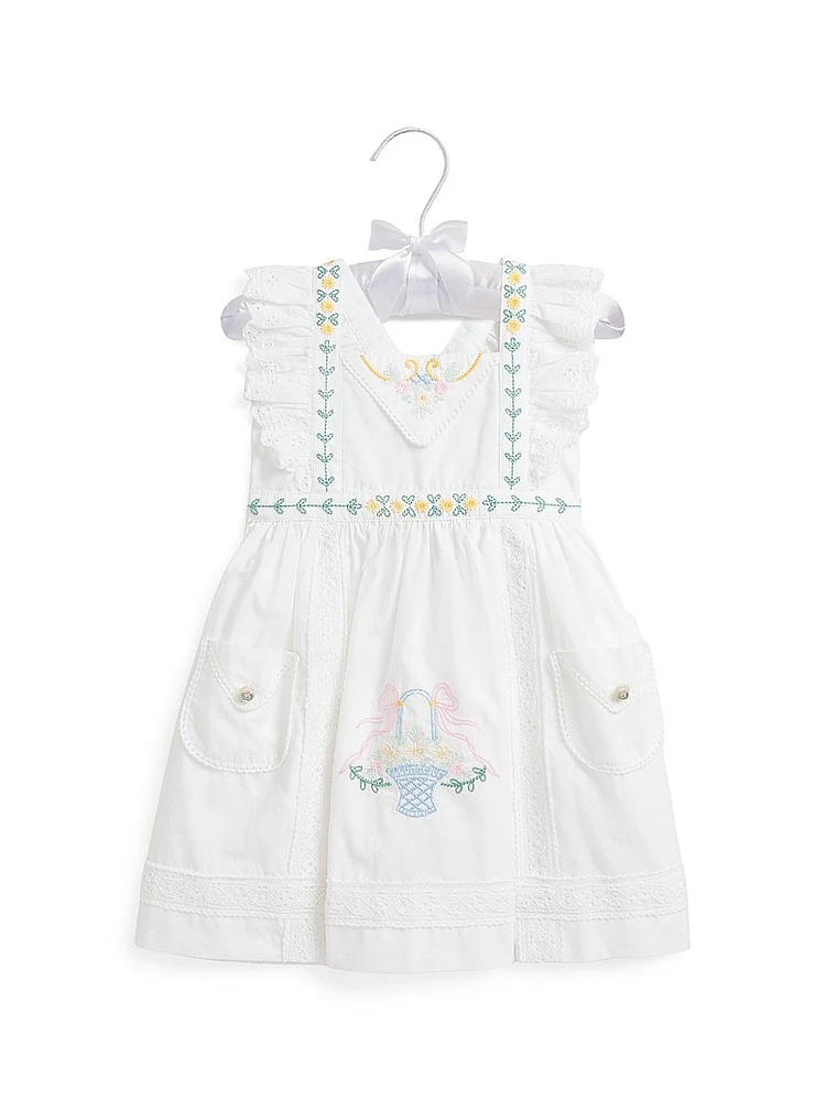 Baby Girl's Embroidered Eyelet Dress