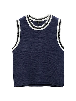 Meghan Compact-Knit Vest