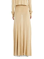 Alice Metallic Knit Maxi Skirt