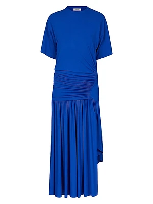 Ruched T-Shirt Jersey Dress