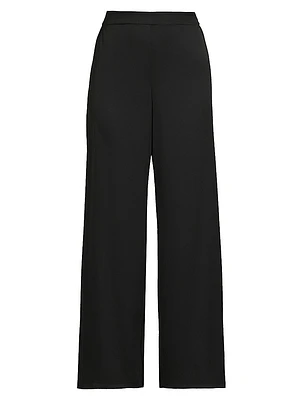 Xandra Silk Wide-Leg Pants