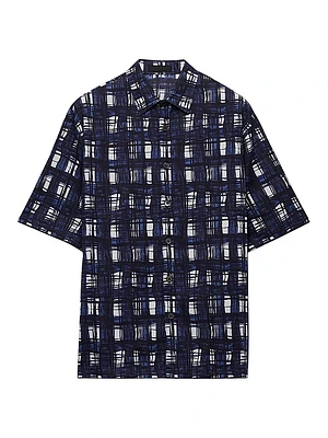 Short-Sleeved Cotton Shirt