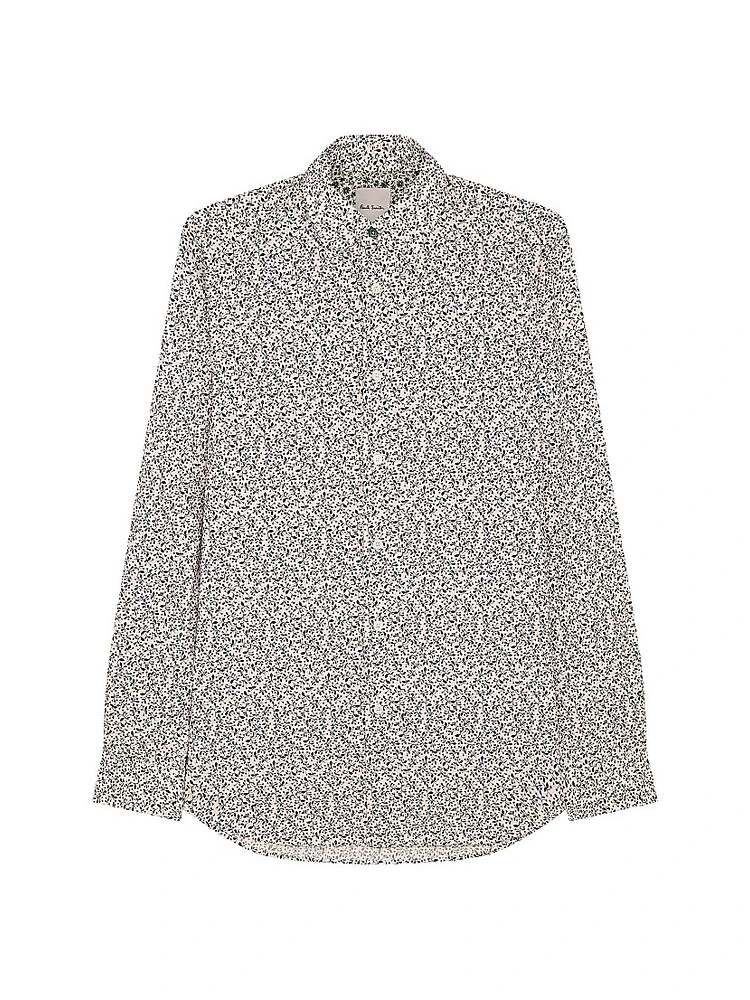 Printed Tailored-Fit Shirt