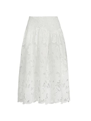 Roxie Lace Midi-Skirt