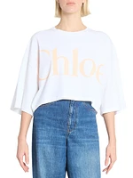 Logo Cotton Crop T-Shirt