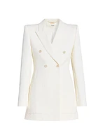 Jacquard Cotton-Blend Blazer