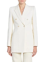 Jacquard Cotton-Blend Blazer