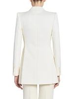 Jacquard Cotton-Blend Blazer