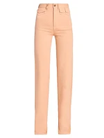 Twill Cotton Slim-Fit Pants
