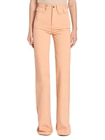 Twill Cotton Slim-Fit Pants