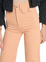 Twill Cotton Slim-Fit Pants