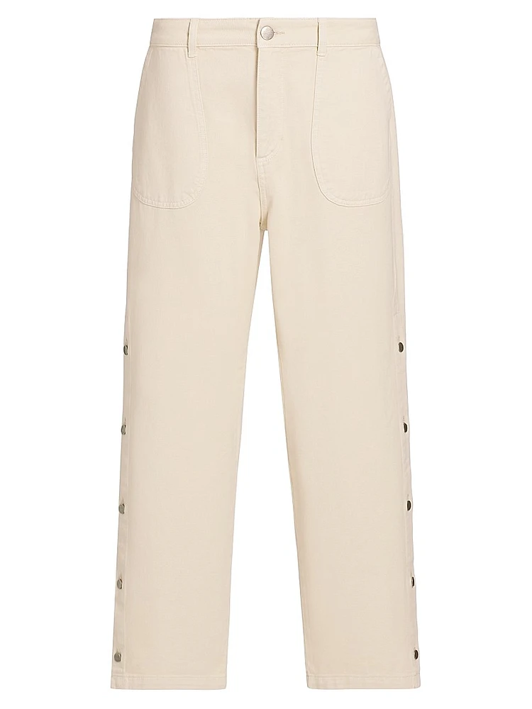 Yodit Side-Button Trousers