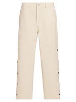 Yodit Side-Button Trousers